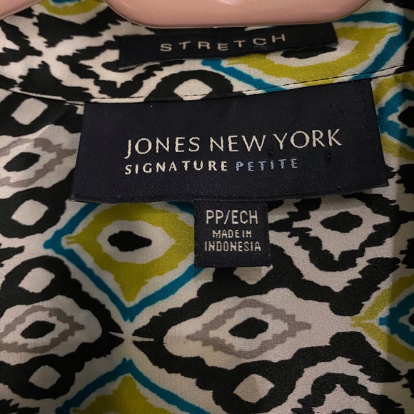 JONES NEW YORK SIGNATURE beautiful eye-popping Blouse! - Picture 2 of 6